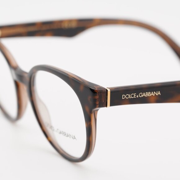 DG 3361 3256 tortoise - eye-oo.com Dolce & Gabbana DG3361 3256 Eyeglasses Round Havana/Brown 50mm Frame